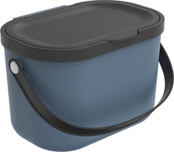 Rotho - Afvalbak - Compostemmer - biologische afvalbakje - 3,2 L - Blauw