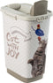 Rotho Cody Cat 25L-voedselcontainer met een openingsdispenser
