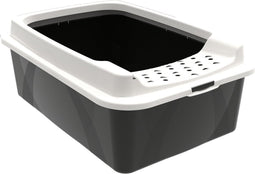 Rotho Eco Bonnie Kattenbak Met Boveningang M Zwart/Zand