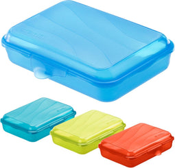 Rotho lunchbox FUN 0,45 l, plat (16 x 11 x 4 cm) transparant 450 ml