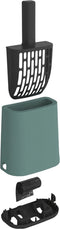 Rotho Mypet Cleaning Set 16.2 x 9.1 x 29 cm - Kattenbak - Groen&Antraciet