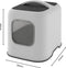 Rotho Mypet Kattenbak Biala 51 x 39.5 x 44.3 cm - Kattentoilet - Wit & Antraciet