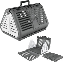 Rotho - Opvouwbare Dieren Transportbox CARRIER Cappuccino