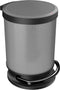Rotho Paso Pedaalemmer - 30 l - Kunststof - Zilver Metallic