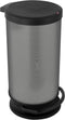 Rotho Paso Pedaalemmer - 30 l - Kunststof - Zilver Metallic