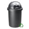 Rotho Roll Bob Afvalemmer 30L Zwart