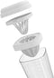 Rotho - shaker met pers - 1 l - loft wit
