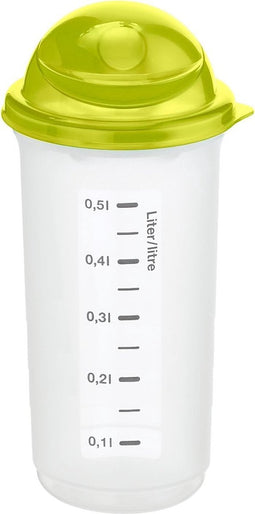 Rotho Shaker RONDO groen - Nieuwjaar - Afvallen - Afslanken - Gezond - Health - Shake - Smoothie - Sport - Fitness