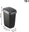 Rotho Twist Afvalbak - 10L - 24,8x18,1x33cm - Donkergrijs