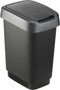 Rotho Twist Afvalbak - 10L - 24,8x18,1x33cm - Donkergrijs