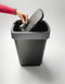 Rotho Twist Afvalbak - 10L - 24,8x18,1x33cm - Donkergrijs