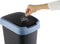 Rotho Twist Swing - Afvalbak 10L met klapdeksel - Recycling afvalverzamelaar - BPA-vrij - Zwart/Donkerblauw
