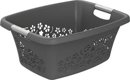 Rotho Wasmand Flowers 65 x 49 x 26 cm - 50 l Kunststof Grijs