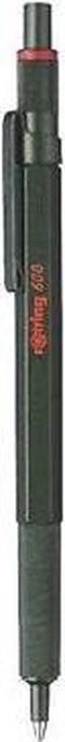 rOtring 600-balpen | medium punt | zwarte inkt | groen behuizing | navulbaar