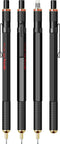 rOtring 800-vulpotlood | HB 0,7 mm | Zwart metalen behuizing