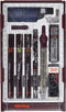 rOtring Isograph-pennenset technische pen en vulpotlood masterset | 3 fineliners (0,1 mm, 0,3 mm, 0,5 mm), vulpotlood (0,5 mm) en Kompas, plus accessoires | 10 stuks