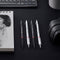 rOtring Rapid PRO-balpen | medium punt | blauwe inkt | Chroom