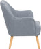 Fauteuil LOKEN Stof Grijs