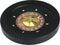 Roulette bak 52 cm.Zwart Hout MDF/ kogel