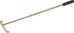 Roulette hark 60 cm. telescoop metaal/hout