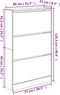 Schoenenkast 80x21x125,5 cm bewerkt hout grijs sonoma eiken