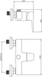 ROUSSEAU Mengkraan mechanische douche Dunedin