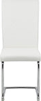 ROVARD - Eetkamerstoel set van 2 - Wit - Kunstleer