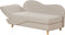 MERI II - Chaise longue - Beige - Linkerzijde - Fluweel