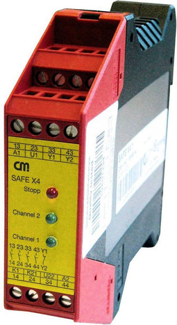 Uitbreidingsmodule SAFE X 4.1 CM Manufactory Voedingsspanning (num): 230 V/AC 4x NO, 1x NC 1 stuk(s)