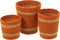 J-Line geurkaars Mand - wax - oranje - large - 75U