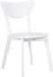 ROXBY - Eetkamerstoel - Wit - MDF