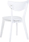 ROXBY - Eetkamerstoel - Wit - MDF