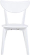 ROXBY - Eetkamerstoel - Wit - MDF
