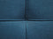 ROXEN - Slaapbank 3-zits - Blauw - Polyester