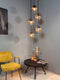 Roxxz Design - Moderne Hanglamp – Smoke Glas – Design Lamp – 5 Lichts