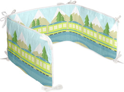 Wiegbeschermer HappyFriday Happynois Train Multicolour 210 x 40 cm