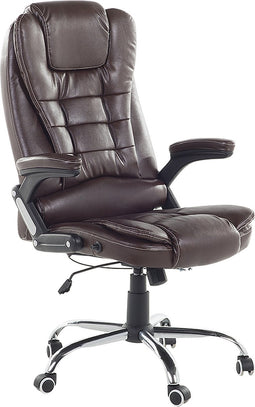ROYAL - Bureaustoel - Bruin - Kunstleer