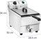 Royal Catering Elektro - friteuse - 10 liter met afvoerkraan