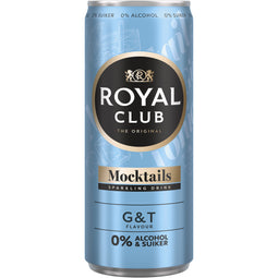 Royal Club - Mocktails royal club gin tonic 0 sui alc bl 250ml | 12 stuks