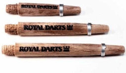 Royal Darts Green Line Dart Shafts Walnoot Short Green Line.
