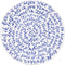 Royal Delft Diskus! bord Eten