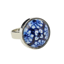 Royal Delft Ring bloem 16 mm