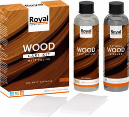 royal furniture care Starterkit Matt Polish + Cleaner-2x 75 ml-Transparant-Vloeistof