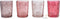 Royal Leerdam Match & Color Tumbler Pink Tones Set 4