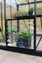 Royal Well - Louvreraam Qube 6L, 610 x 610 mm veiligheidsglas, zwar...