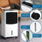 Royalty Line 4-in 1 Aircooler - Mobiele Luchtkoeler zonder Afvoer - Ventilator - Luchtzuiveraar - 75 Watt - 8L - Met Afstandsbediening, Timer en Koelelementen - Wit