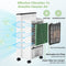 Royalty Line 4-in 1 Aircooler - Mobiele Luchtkoeler zonder Afvoer - Ventilator - Luchtzuiveraar - 75 Watt - 8L - Met Afstandsbediening, Timer en Koelelementen - Wit