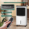 Royalty Line 4-in 1 Aircooler - Mobiele Luchtkoeler zonder Afvoer - Ventilator - Luchtzuiveraar - 75 Watt - 8L - Met Afstandsbediening, Timer en Koelelementen - Wit
