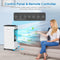 Royalty Line 4-in-1 Mobiele Aircooler - Luchtreiniger - 5 Liter - Luchtkoeler - 80W - Luchtcooler - Ventilator Incl. 2 koelelementen - Met Afstandbediening - Wit