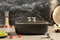 Royalty Line® ACR34M Braadpan Inductie - 6.5 Liter / Ø 34 cm Braadslede - Pan Voor Alle Warmtebronnen - Antiaanbaklaag - Oven Vrij - Pannen Met Aromaknop - Zwart